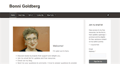 Desktop Screenshot of bonnigoldberg.com